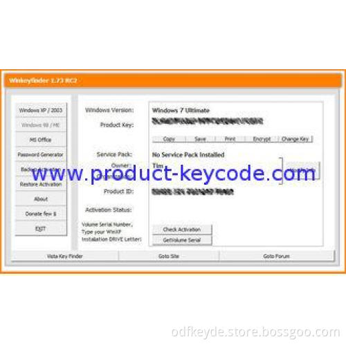 Windows Product Key codes , Microsoft Windows 7 Ultimate Pr